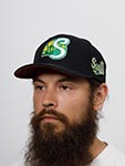 Бейсболка MITCHELL NESS арт. HHSS6278-SSUYYPPPBLCK Seattle Supersonics NBA (черный)